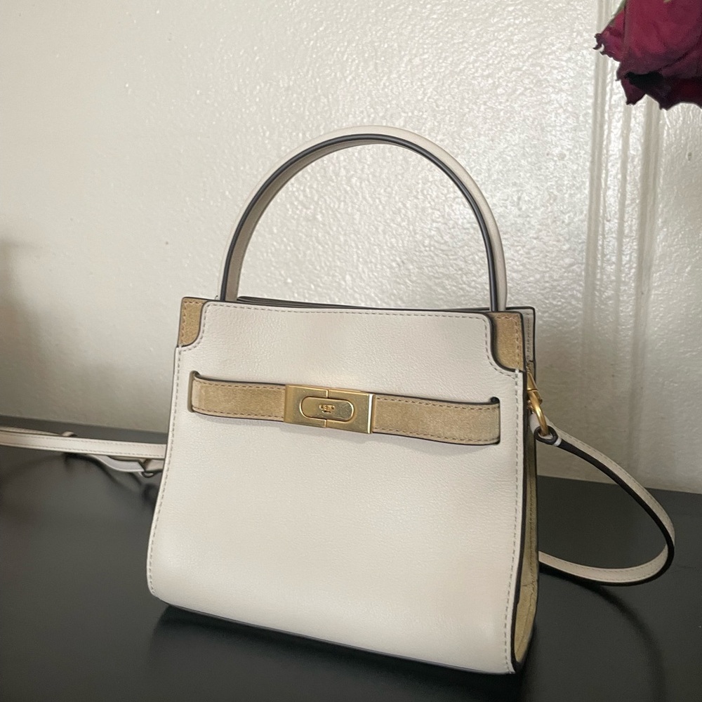Tory Burch Lee Radziwill Petite Double Bag Used Twice!
